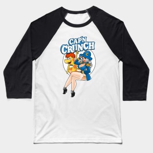 Crunchy Pinup Baseball T-Shirt
